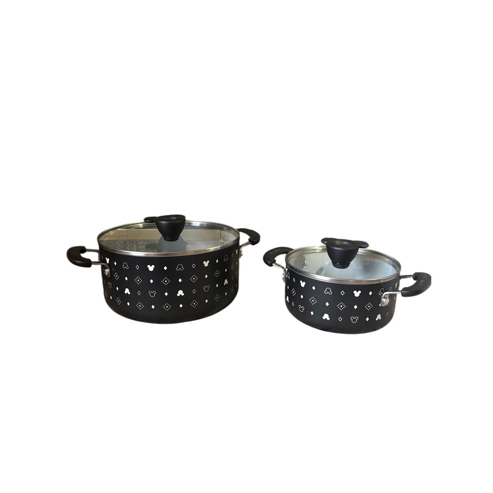 Farberware Disney Chef Mickey 5.5QT Stockpot & 2QT Saucepan Set w/Lids GIFT NEW